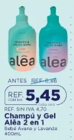 FarmaTodo Alea champú y gel aléa 2 en 1 oferta
