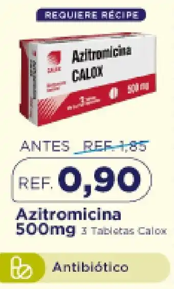 FarmaTodo Calox Azitromicina 500mg oferta