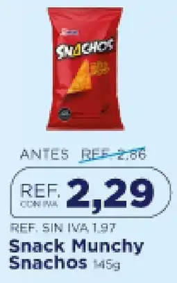 FarmaTodo Snack Munchy Snachos oferta