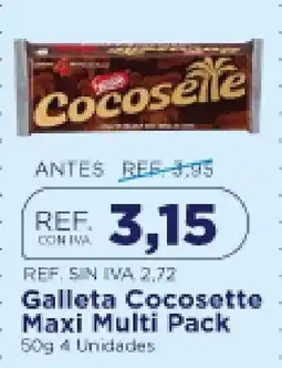 FarmaTodo Cocosette Galleta Maxi Multi Pack oferta