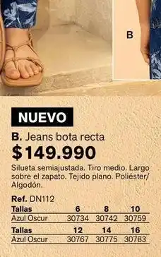 Jeans bota recta ref. dn112