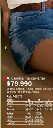 Leonisa Camisa manga larga oferta