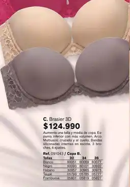 Leonisa 3d - c. brasier 3d oferta