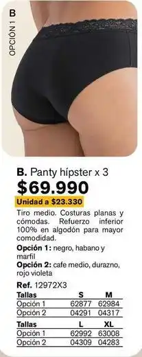 Violeta - b. panty hipster x 3