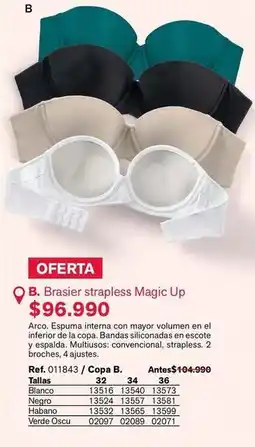 Leonisa Magic - brasier strapless up oferta