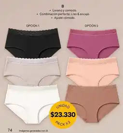 Leonisa Pack de 3 bragas oferta
