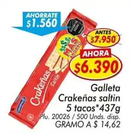 Mercapava Crakeñas Galleta saltin oferta