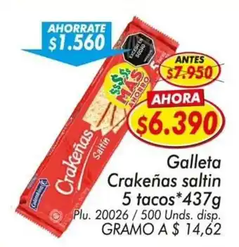 Crakeñas Galleta saltin