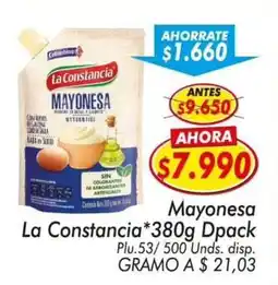 Mercapava La Constancia Mayonesa oferta