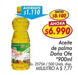 Mercapava Doña Ofe aceite de palma oferta