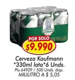 Mercapava Cerveza Kaufmann oferta