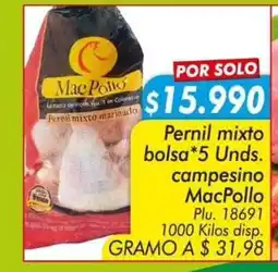 Mercapava MacPollo Pernil mixto marinado oferta