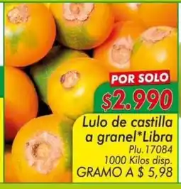 Mercapava Lulo de castilla oferta