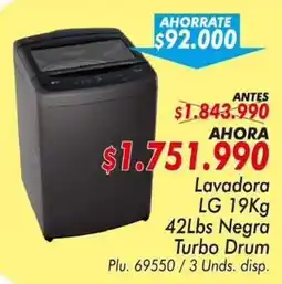 Mercapava Lavadora LG 19Kg oferta