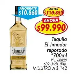 Mercapava El Jimador Tequila reposado oferta
