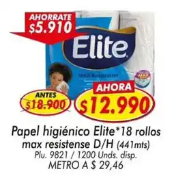 Mercapava Elite papel higiénico oferta