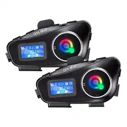 Falabella Intercomunicador Bluetooth Para Casco Moto Q58 Max X2 Kit 2 Unidades oferta