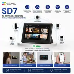 Falabella SD7, Monitor Inteligente de 7 para Cámaras EZVIZ, Videoporteros y Cerraduras oferta