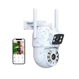 Falabella Cámara IP PTZ WiFi con Visión Nocturna HD 360° Sensor Movimiento Interior Exterior oferta