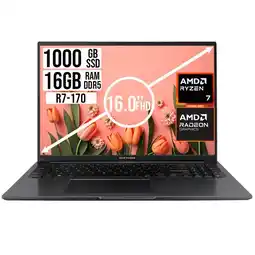 Falabella Portatil Vivobook 16 Amd Ryzen 7 170 Ram 16GB SSD 1TB LCD Wuxga Fhd 16 oferta