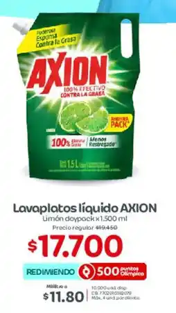 Olímpica Axion lavaplatos líquido oferta