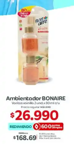Olímpica Ambientador BONAIRE oferta
