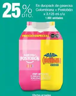 Jumbo Colombiana + Postobón oferta