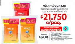 Olímpica Vitamina C MK oferta