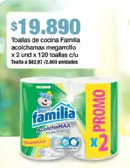 Jumbo Familia toallas de cocina acolchamax megarollo oferta