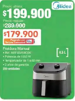 Jumbo Midea freidora manual oferta
