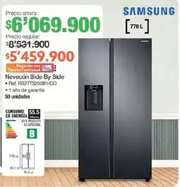 Jumbo Samsung nevecón side by side oferta