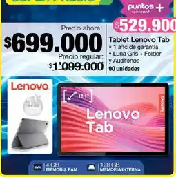 Jumbo Lenovo Tablet Lenovo Tab oferta