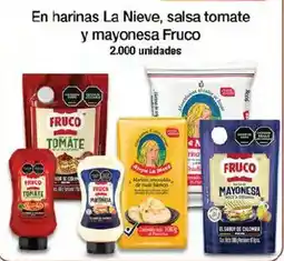 Jumbo Frucotomate mayonesa fruco en harinas la nieve salsa tomate oferta
