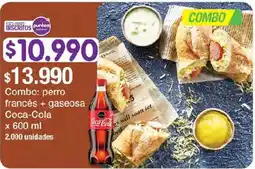 Jumbo Coca-Cola perro francés + gaseosa oferta