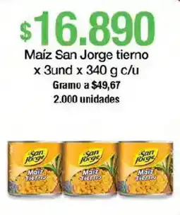 Jumbo San Jorge Maíz tierno oferta