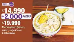 Jumbo Cencosud menú ajiaco ajiaco arroz y aguacate oferta