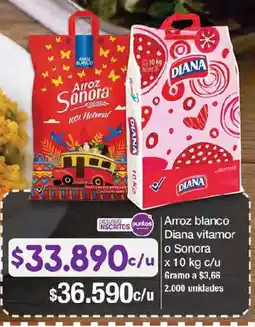 Jumbo Diana arroz blanco vitamor o sonora oferta