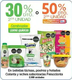 Jumbo Colanta y leches saborizadas Frescolanta oferta