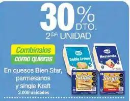 Jumbo Bien Star parmesanos y single Kraft oferta