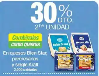 Bien Star parmesanos y single Kraft