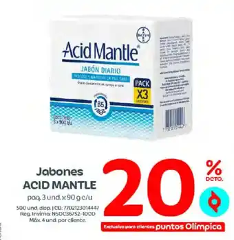 Acid Mantle jabones