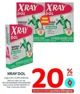 Olímpica Xray dol rápido alivio del dolor oferta