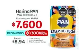 Olímpica Harina PAN Maíz dulce oferta