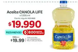 Olímpica Canola Life aceite oferta