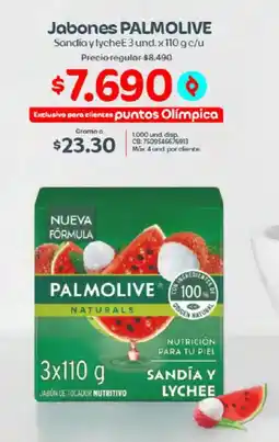 Olímpica Palmolive jabones oferta