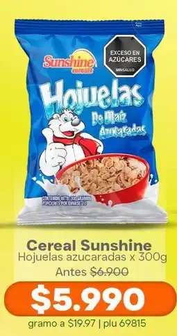 La Gran Colombia Sunshine Hojuelas De Maíz Azucaradas oferta