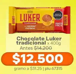 La Gran Colombia Luker chocolate tradicional oferta