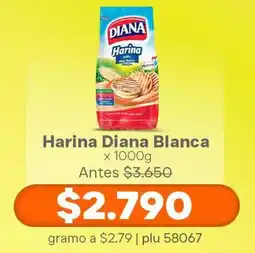 La Gran Colombia Harina Diana Blanca oferta