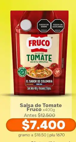 La Gran Colombia Salsa de Tomate Fruco oferta