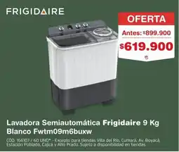 Makro Frigidaire lavadora semiautomática 9 kg blanco oferta